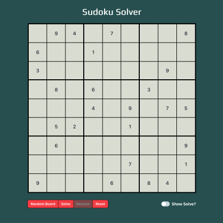 sudoku solver